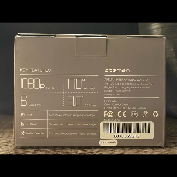 APEMAN C450 Dash Camera - Picture 2 of 3